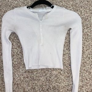 Princess Polly white button shirt